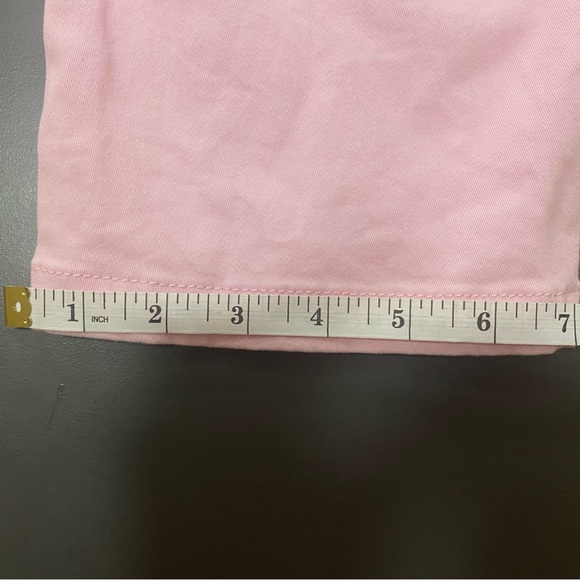 Levi’s Women’s Pants Size 10 Pink Ankle Cropped Tapered Stretch Mid Rise Cotton - Picture 10 of 12
